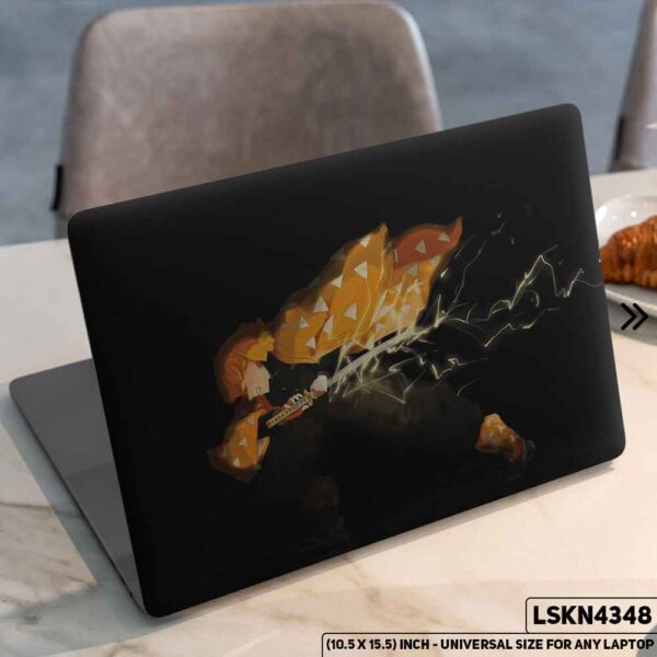 Demon Slayer: Kimetsu no Yaiba Matte Finished Removable Waterproof Laptop Sticker & Laptop Skin (Including FREE Accessories) - LSKN4348 - DDecorator