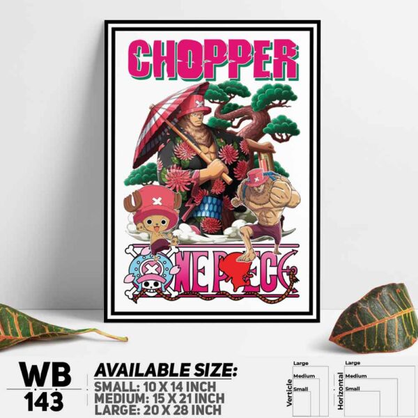 DDecorator One Piece Anime Manga series Wall Decoration And Home Decoration PVC Wall Board And Wall Canvas - WB143