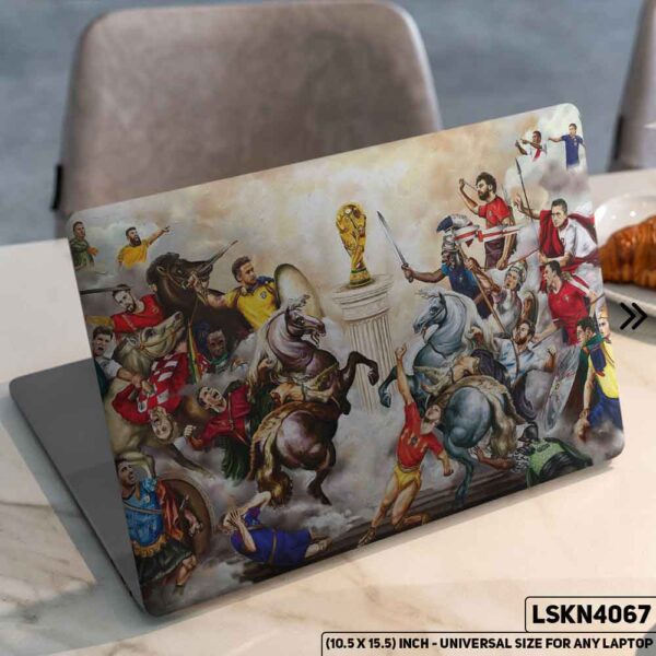 FIFA World Cup Matte Finished Removable Waterproof Laptop Sticker & Laptop Skin (Including FREE Accessories) - LSKN4067 - DDecorator
