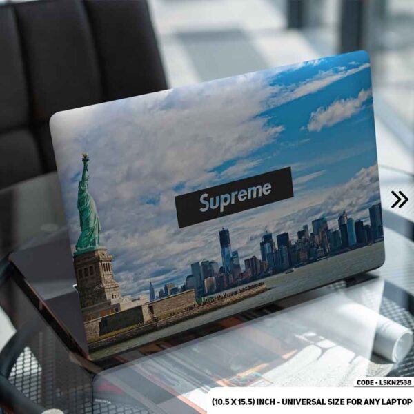 Luxury Brand Iconic Photo Matte Finished Removable Waterproof Laptop Sticker & Laptop Skin (Including FREE Accessories) - LSKN2538 - DDecorator