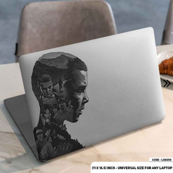 Stranger Things Matte Finished Removable Waterproof Laptop Sticker & Laptop Skin (Including FREE Accessories) - LSKN659 - DDecorator