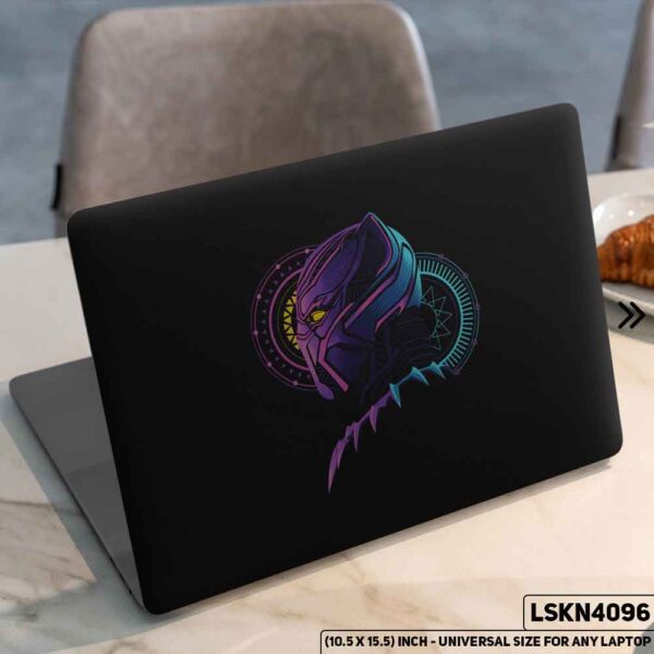 Black Panther Marvel Matte Finished Removable Waterproof Laptop Sticker & Laptop Skin (Including FREE Accessories) - LSKN4096 - DDecorator