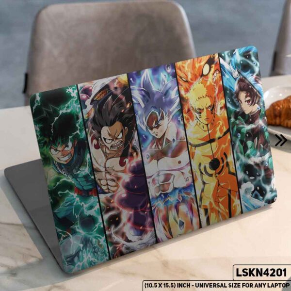 Dragon Ball Z Z Warriors Goku Matte Finished Removable Waterproof Laptop Sticker & Laptop Skin (Including FREE Accessories) - LSKN4201 - DDecorator