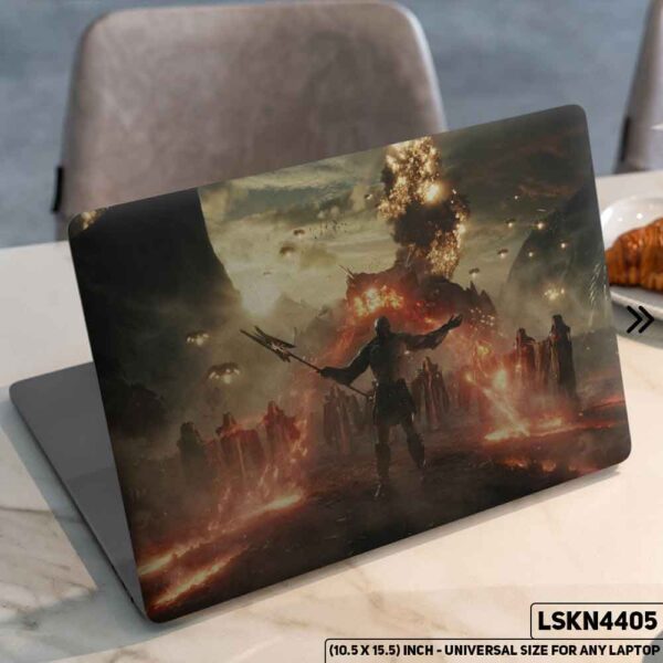 Animated Digital Illustration Matte Finished Removable Waterproof Laptop Sticker & Laptop Skin (Including FREE Accessories) - LSKN4405 - DDecorator