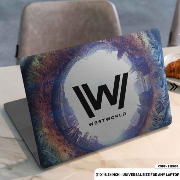 Westworld Matte Finished Removable Waterproof Laptop Sticker & Laptop Skin (Including FREE Accessories) - LSKN693 - DDecorator
