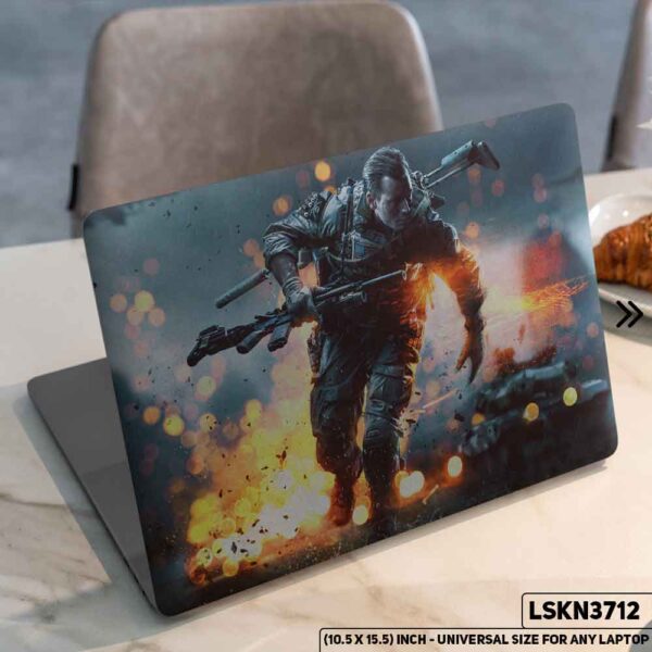 Digital Character Illustration Matte Finished Removable Waterproof Laptop Sticker & Laptop Skin (Including FREE Accessories) - LSKN3712 - DDecorator