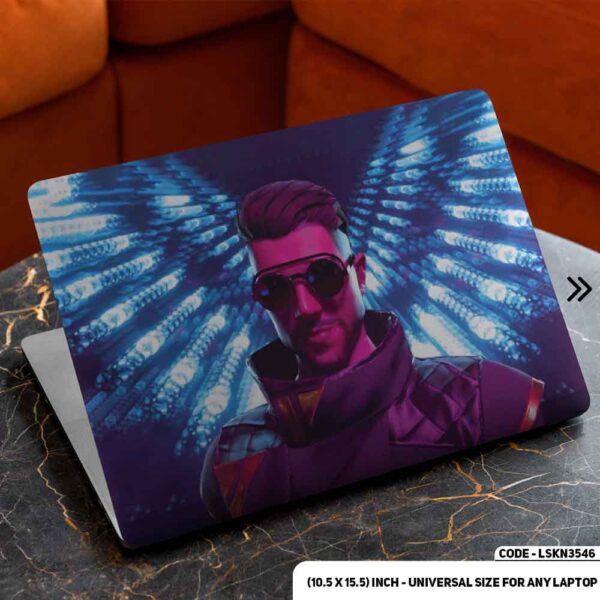 Digital Character Illustration Matte Finished Removable Waterproof Laptop Sticker & Laptop Skin (Including FREE Accessories) - LSKN3546 - DDecorator