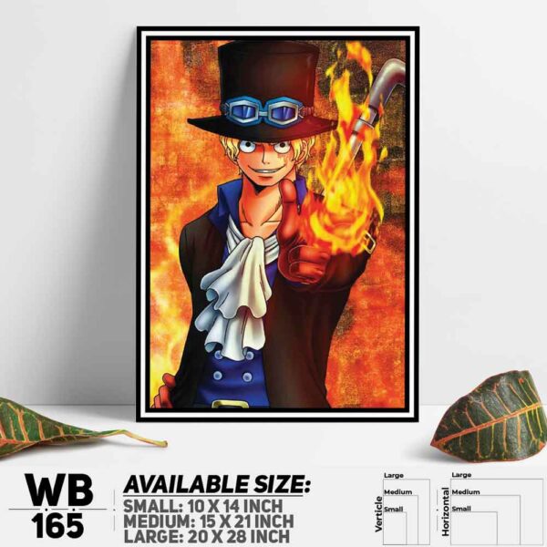 DDecorator One Piece Anime Manga series Wall Decoration And Home Decoration PVC Wall Board And Wall Canvas - WB165