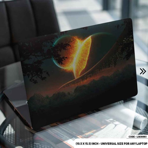 Abstract Art Matte Finished Removable Waterproof Laptop Sticker & Laptop Skin (Including FREE Accessories) - LSKN961 - DDecorator