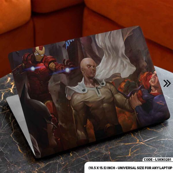 Digital Fantacy Anime Cartoon Art Illustration Matte Finished Removable Waterproof Laptop Sticker & Laptop Skin (Including FREE Accessories) - LSKN3281 - DDecorator