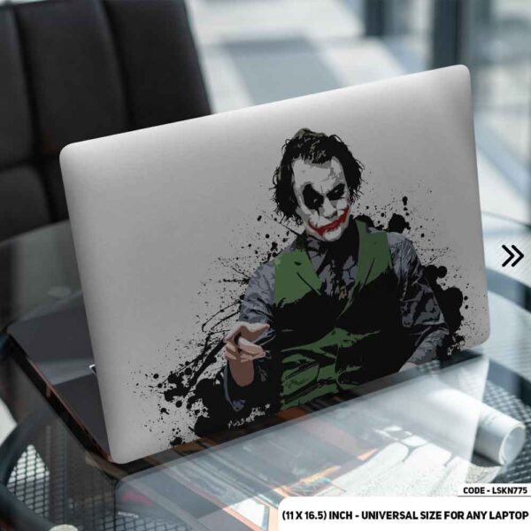 JOKER Matte Finished Removable Waterproof Laptop Sticker & Laptop Skin (Including FREE Accessories) - LSKN775 - DDecorator