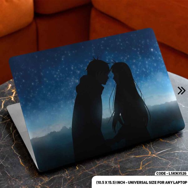 Anime Character Illustration Matte Finished Removable Waterproof Laptop Sticker & Laptop Skin (Including FREE Accessories) - LSKN3526 - DDecorator
