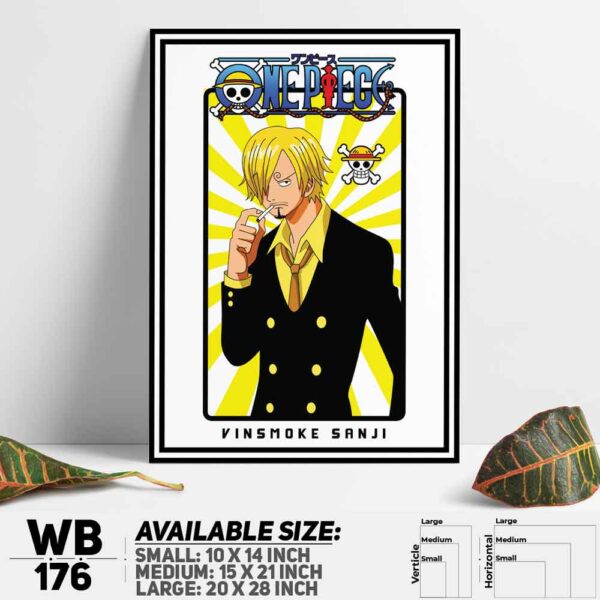 DDecorator One Piece Anime Manga series Wall Decoration And Home Decoration PVC Wall Board And Wall Canvas - WB176