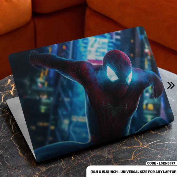 Spiderman Matte Finished Removable Waterproof Laptop Sticker & Laptop Skin (Including FREE Accessories) - LSKN3377 - DDecorator