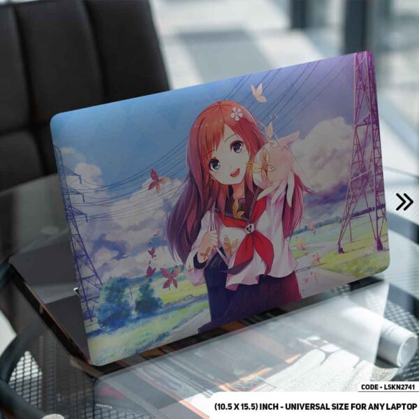 Digital Fantacy Anime Illustration Matte Finished Removable Waterproof Laptop Sticker & Laptop Skin (Including FREE Accessories) - LSKN2741 - DDecorator