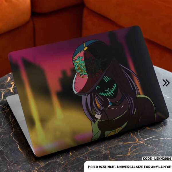 Digital Fantacy Cartoon Art Illustration Matte Finished Removable Waterproof Laptop Sticker & Laptop Skin (Including FREE Accessories) - LSKN2984 - DDecorator