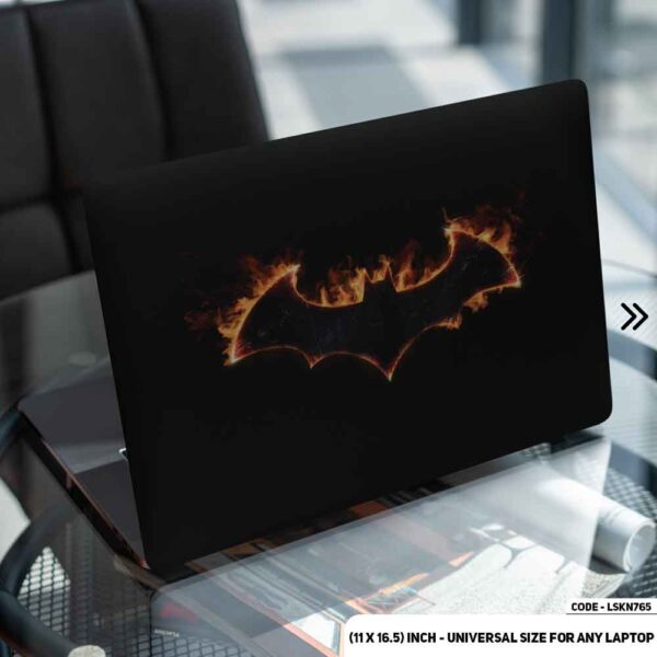 Batman Logo Matte Finished Removable Waterproof Laptop Sticker & Laptop Skin (Including FREE Accessories) - LSKN765 - DDecorator