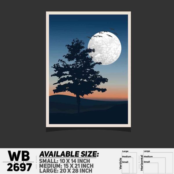 DDecorator Landscape Art Digital Illustration Wall Decoration And Home Decoration PVC Wall Board And Wall Canvas - WB2697