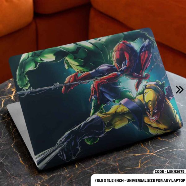 Digital Character Illustration Matte Finished Removable Waterproof Laptop Sticker & Laptop Skin (Including FREE Accessories) - LSKN3675 - DDecorator