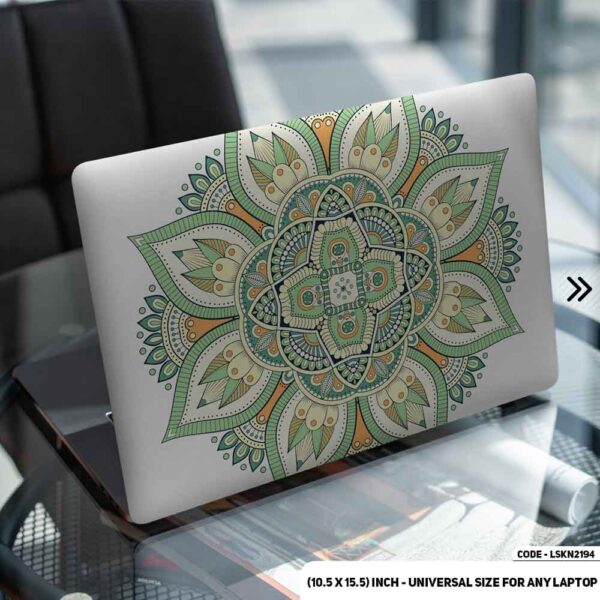 Seamless Geomatric Pattern Matte Finished Removable Waterproof Laptop Sticker & Laptop Skin (Including FREE Accessories) - LSKN2194 - DDecorator