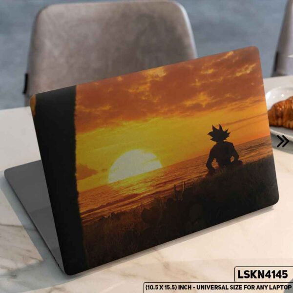 Dragon Ball Z Z Warriors Goku Matte Finished Removable Waterproof Laptop Sticker & Laptop Skin (Including FREE Accessories) - LSKN4145 - DDecorator