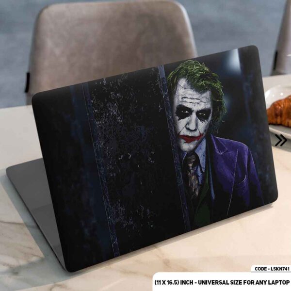 JOKER Matte Finished Removable Waterproof Laptop Sticker & Laptop Skin (Including FREE Accessories) - LSKN741 - DDecorator