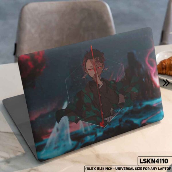 Anime Art Digital Illustration Matte Finished Removable Waterproof Laptop Sticker & Laptop Skin (Including FREE Accessories) - LSKN4110 - DDecorator