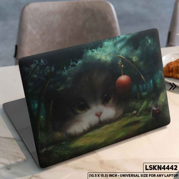 Animated Fantacy Cartoon Character Matte Finished Removable Waterproof Laptop Sticker & Laptop Skin (Including FREE Accessories) - LSKN4442 - DDecorator