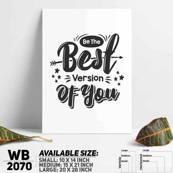 DDecorator Best - Motivational Wall Decoration And Home Decoration PVC Wall Board And Wall Canvas - WB2070
