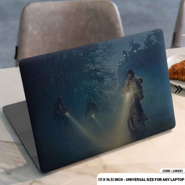 Stranger Things Matte Finished Removable Waterproof Laptop Sticker & Laptop Skin (Including FREE Accessories) - LSKN651 - DDecorator