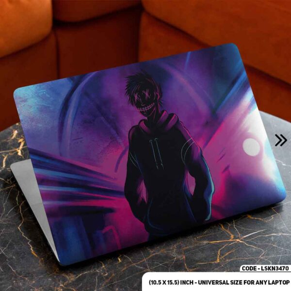 Digital Character Illustration Matte Finished Removable Waterproof Laptop Sticker & Laptop Skin (Including FREE Accessories) - LSKN3470 - DDecorator