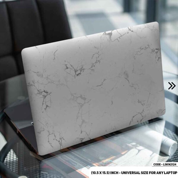 Liquid Marble Texture Matte Finished Removable Waterproof Laptop Sticker & Laptop Skin (Including FREE Accessories) - LSKN2124 - DDecorator