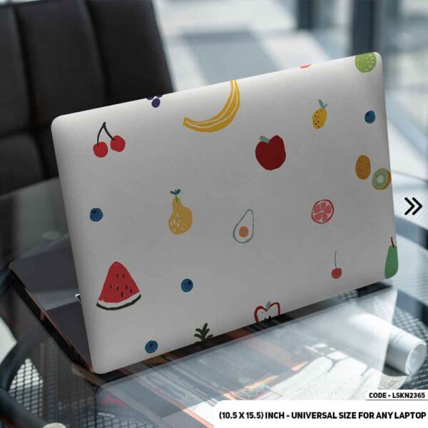 Fruit Pattern Seamless Design Matte Finished Removable Waterproof Laptop Sticker & Laptop Skin (Including FREE Accessories) - LSKN2365 - DDecorator
