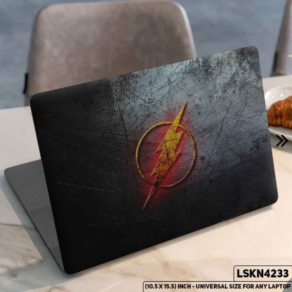 Flash DC Universe Matte Finished Removable Waterproof Laptop Sticker & Laptop Skin (Including FREE Accessories) - LSKN4233 - DDecorator