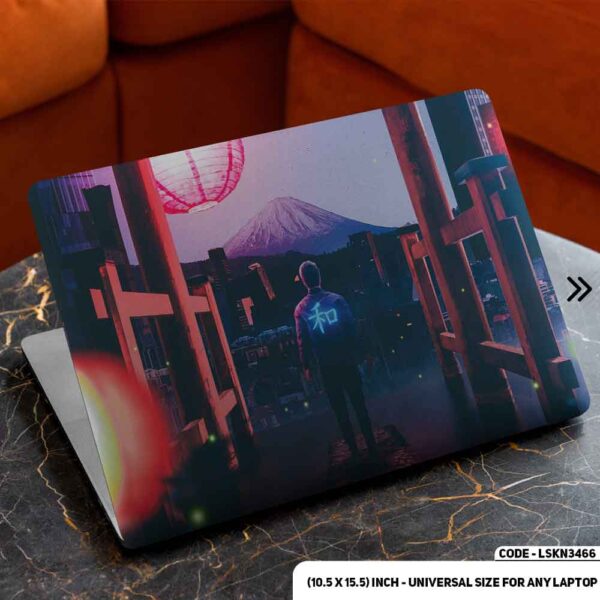 Digital Character Illustration Matte Finished Removable Waterproof Laptop Sticker & Laptop Skin (Including FREE Accessories) - LSKN3466 - DDecorator