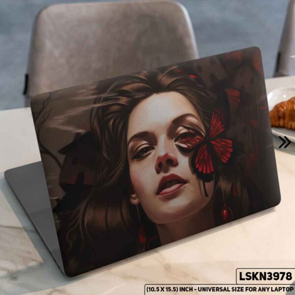 Fantacy Art Digital Illustration Matte Finished Removable Waterproof Laptop Sticker & Laptop Skin (Including FREE Accessories) - LSKN3978 - DDecorator