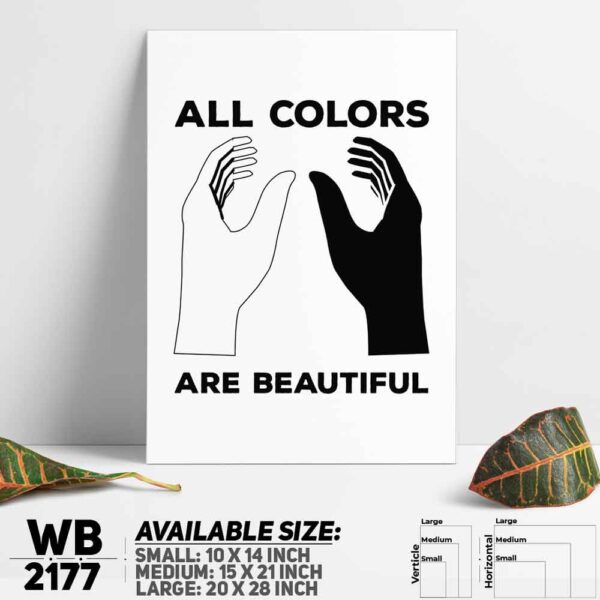 DDecorator Beautiful - Motivational Wall Decoration And Home Decoration PVC Wall Board And Wall Canvas - WB2177