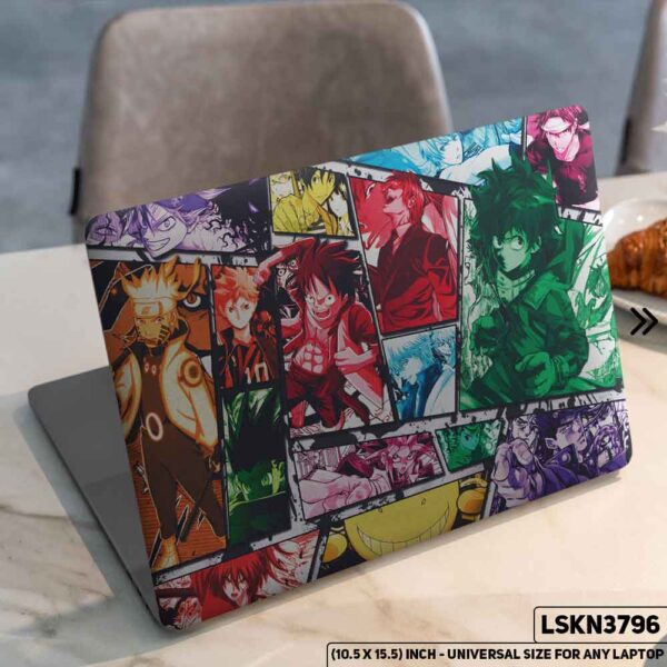 NARUTO Anime Character Illustration Matte Finished Removable Waterproof Laptop Sticker & Laptop Skin (Including FREE Accessories) - LSKN3796 - DDecorator