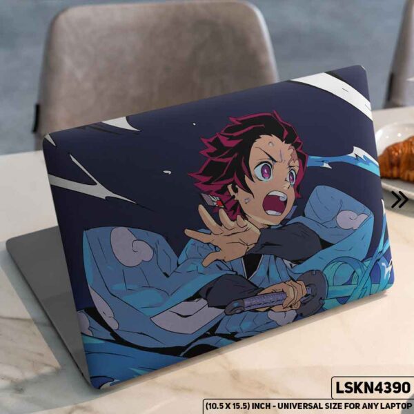Demon Slayer: Kimetsu no Yaiba Matte Finished Removable Waterproof Laptop Sticker & Laptop Skin (Including FREE Accessories) - LSKN4390 - DDecorator