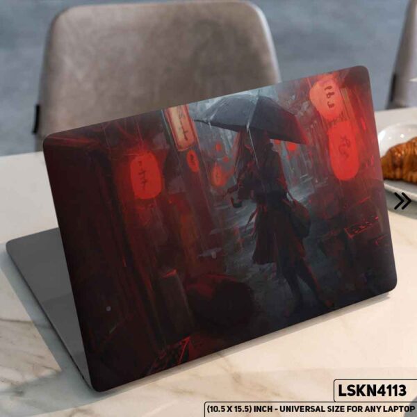Anime Art Digital Illustration Matte Finished Removable Waterproof Laptop Sticker & Laptop Skin (Including FREE Accessories) - LSKN4113 - DDecorator