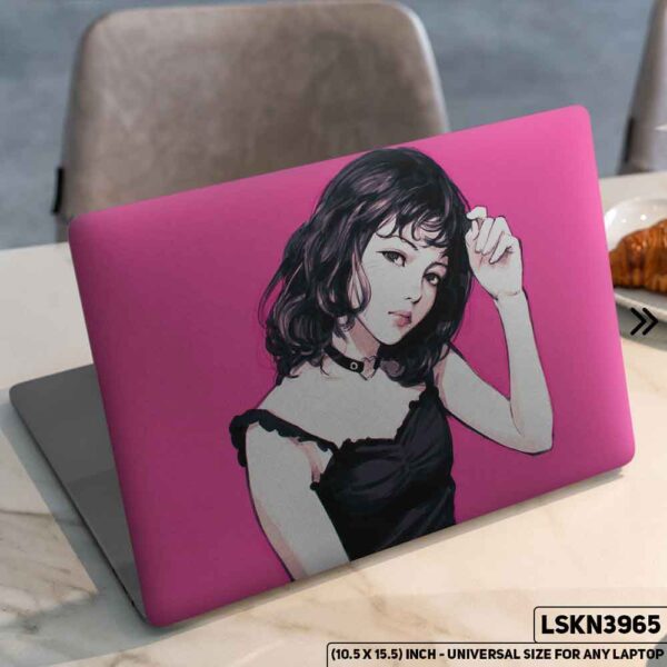 Fantacy Art Digital Illustration Matte Finished Removable Waterproof Laptop Sticker & Laptop Skin (Including FREE Accessories) - LSKN3965 - DDecorator