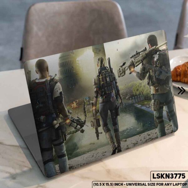 Digital Character Illustration Matte Finished Removable Waterproof Laptop Sticker & Laptop Skin (Including FREE Accessories) - LSKN3775 - DDecorator