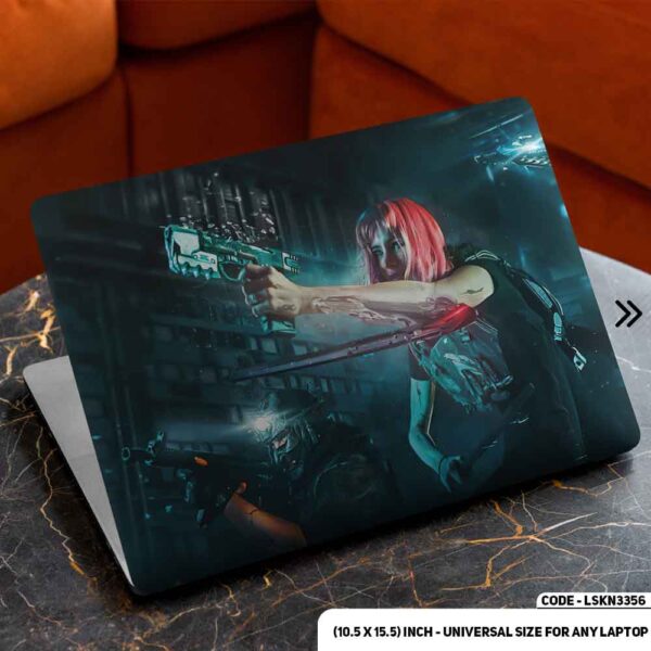 Digital Fantacy Anime Digital Art Illustration Matte Finished Removable Waterproof Laptop Sticker & Laptop Skin (Including FREE Accessories) - LSKN3356 - DDecorator