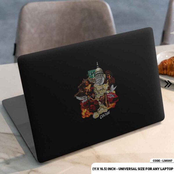 Pop Culture Matte Finished Removable Waterproof Laptop Sticker & Laptop Skin (Including FREE Accessories) - LSKN697 - DDecorator