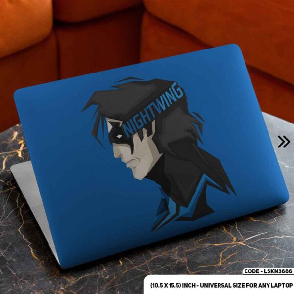 Digital Character Illustration Matte Finished Removable Waterproof Laptop Sticker & Laptop Skin (Including FREE Accessories) - LSKN3686 - DDecorator