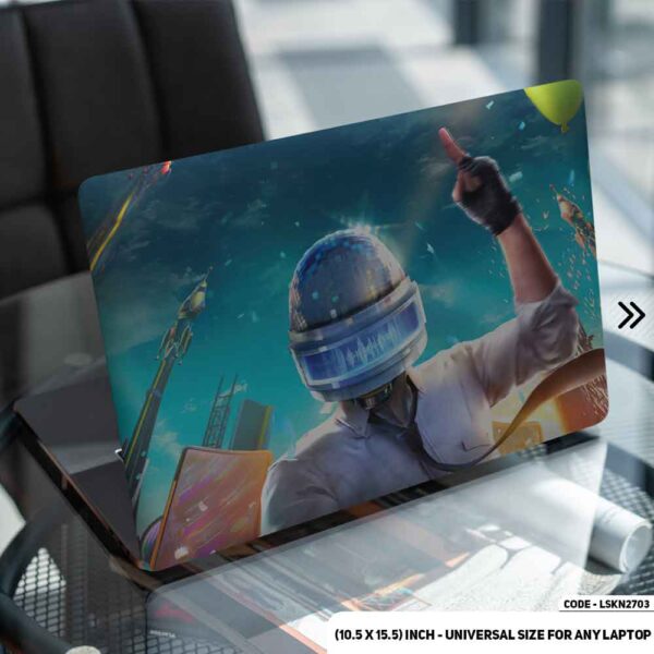 Digital Character Matte Finished Removable Waterproof Laptop Sticker & Laptop Skin (Including FREE Accessories) - LSKN2703 - DDecorator