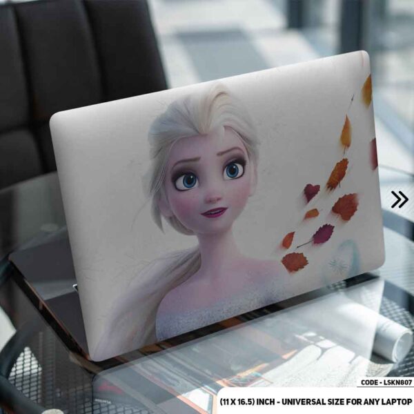 Elsa In Frozen Matte Finished Removable Waterproof Laptop Sticker & Laptop Skin (Including FREE Accessories) - LSKN807 - DDecorator
