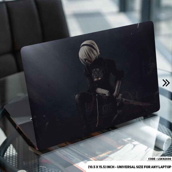 Animated Digital Character Matte Finished Removable Waterproof Laptop Sticker & Laptop Skin (Including FREE Accessories) - LSKN2698 - DDecorator