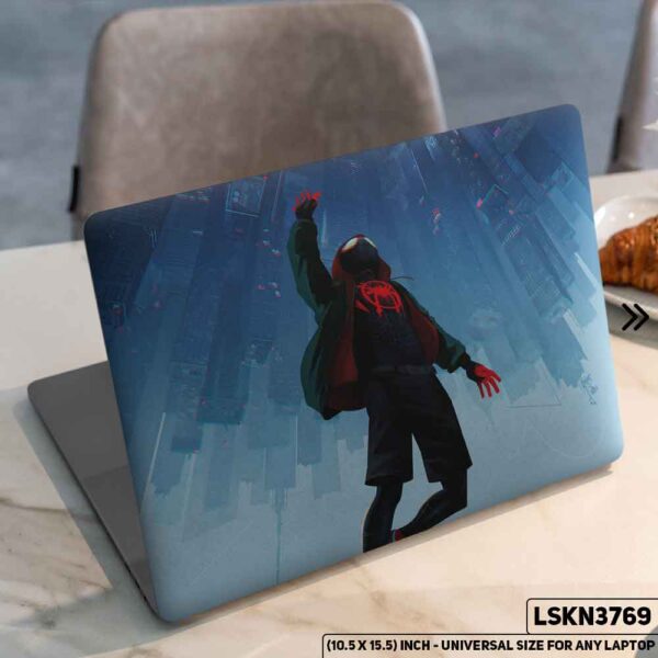 SPIDERMAN Matte Finished Removable Waterproof Laptop Sticker & Laptop Skin (Including FREE Accessories) - LSKN3769 - DDecorator