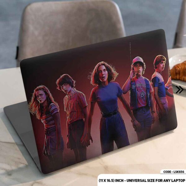 Stranger Things Matte Finished Removable Waterproof Laptop Sticker & Laptop Skin (Including FREE Accessories) - LSKN656 - DDecorator